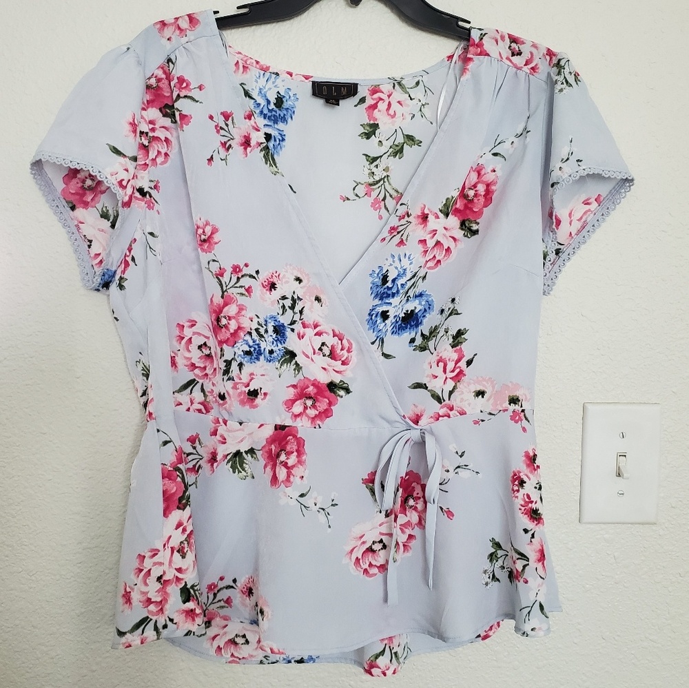 OLM peplum top
